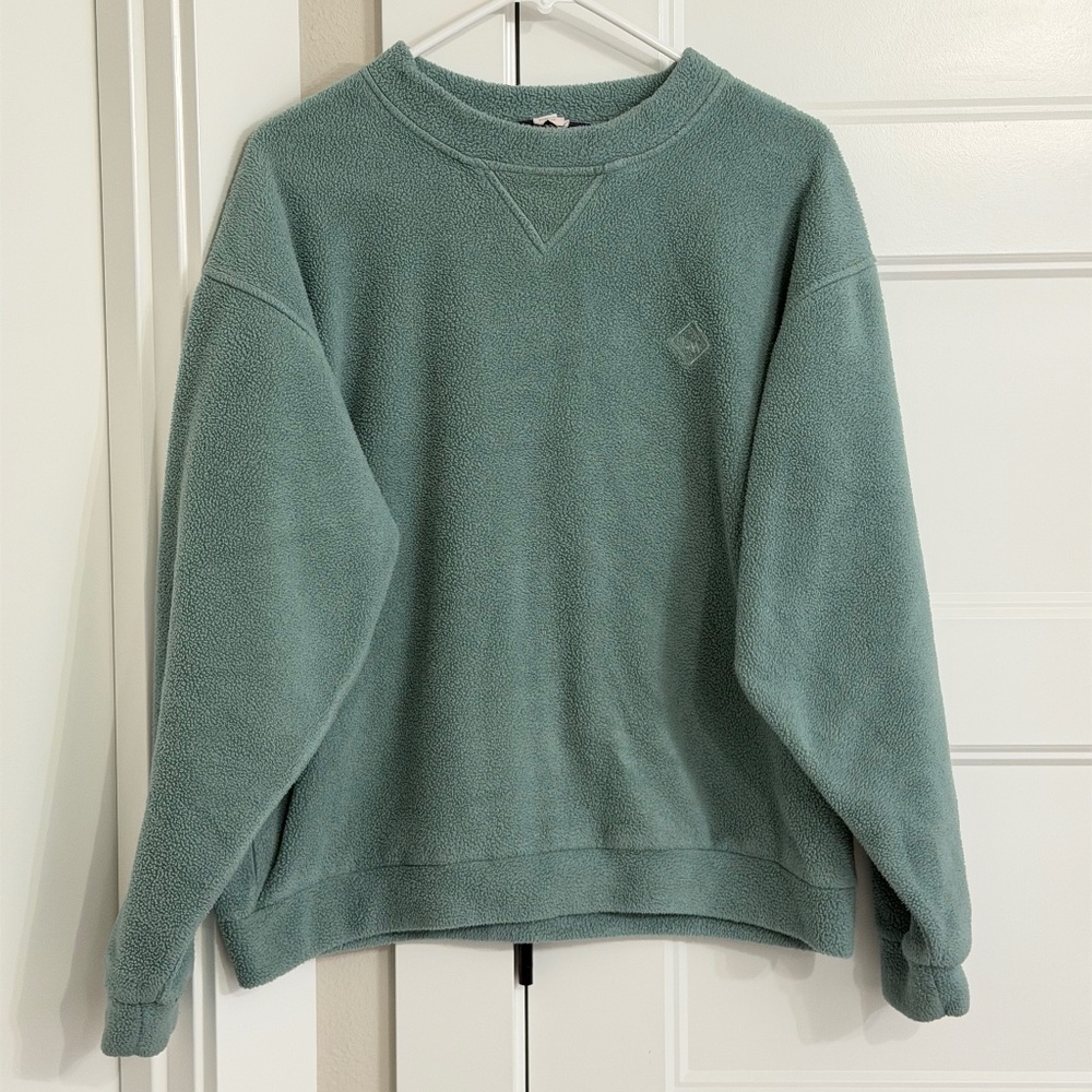 Early Winters Fleece Pullover Size S Sage Green